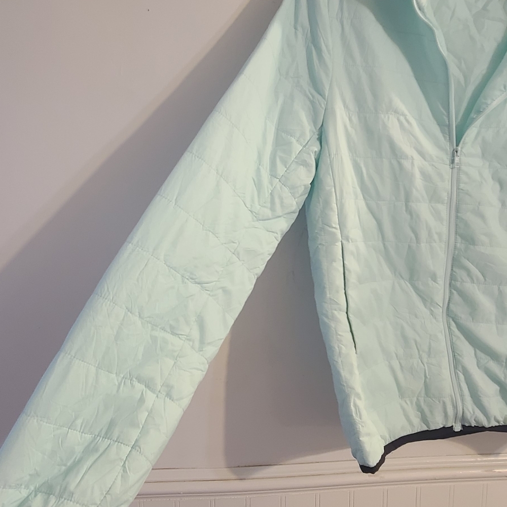 PINK Victoria's Secret Mint Quilted Puffer Jacket - Picture 6 of 7